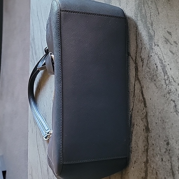 MICHAEL KORS Jet Set Large Saffiano Leather Shoulder Bag Navy Blue NWOT - Picture 11 of 16